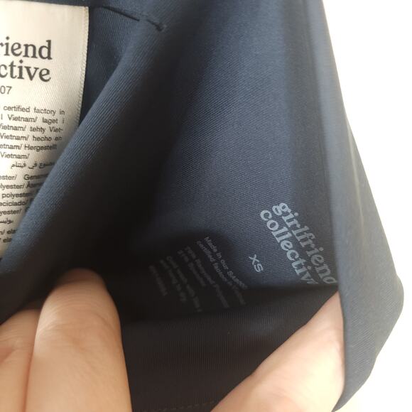 Girlfriend Collective Compressive High-Rise Legging in Navy Size XS - Picture 7 of 8